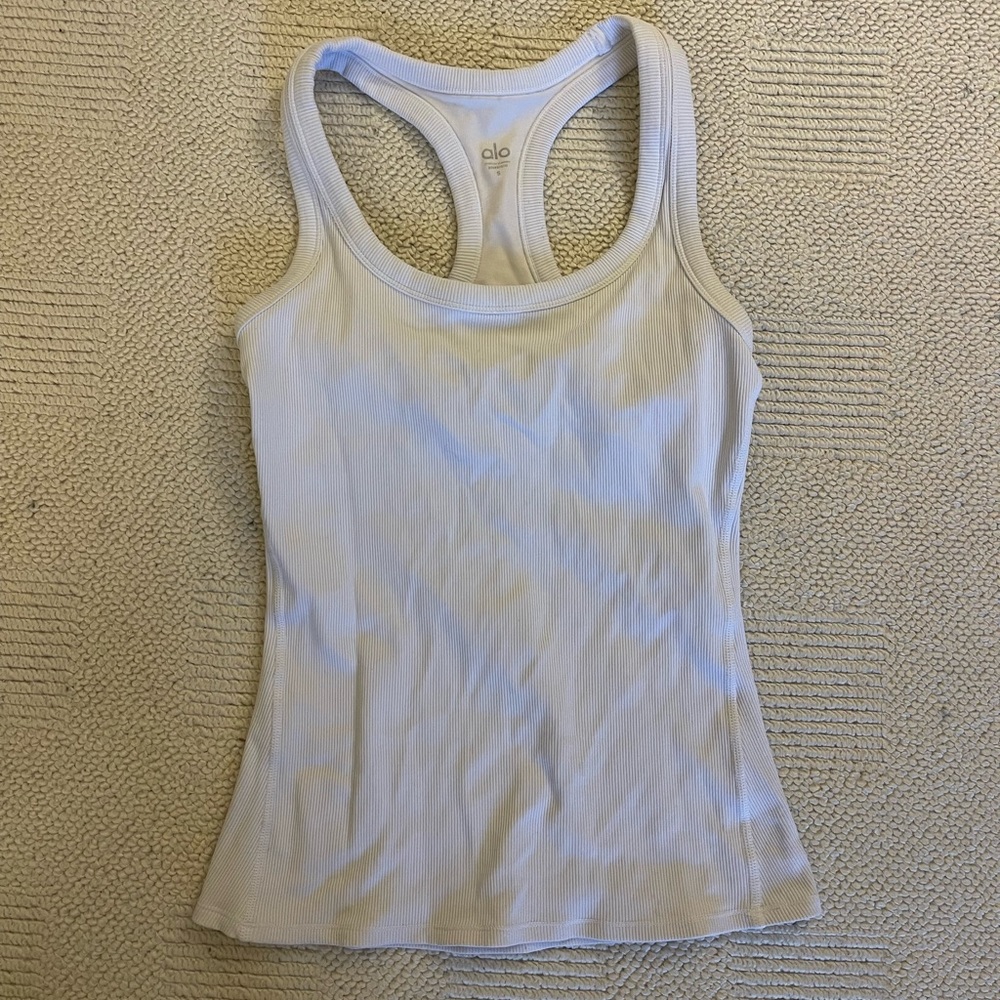 ALO Yoga tank top white size small